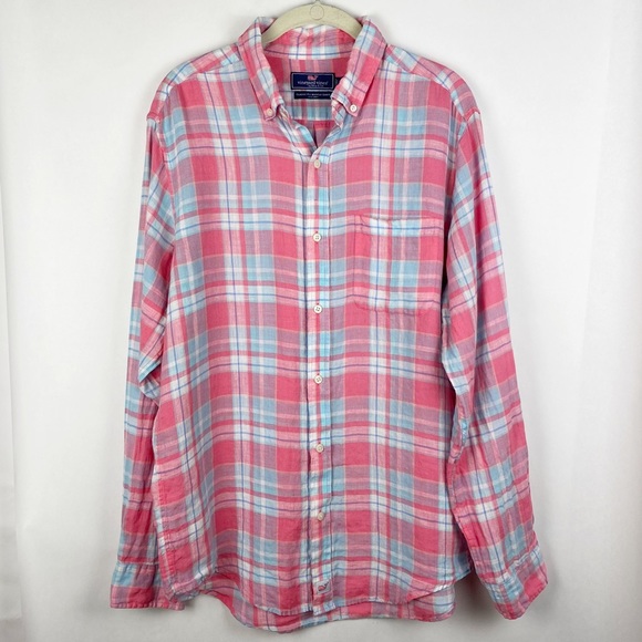 Vineyard Vines Classic Fit Murray Linen Shirt - Picture 5 of 5